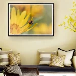 Ladybird on Sunflower frame