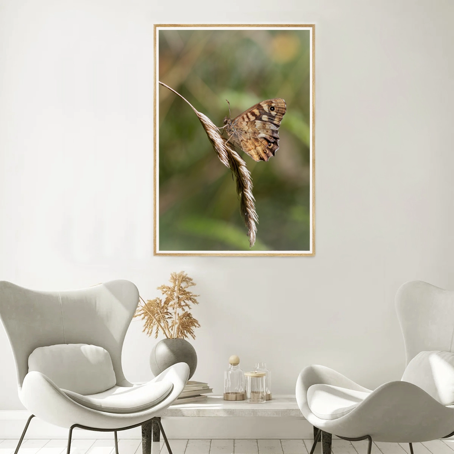Speckled Wood underwing frame
